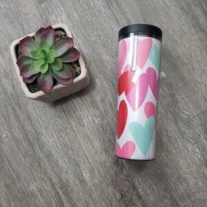 Starbucks 2013 Valentines Heart Travel Tumbler